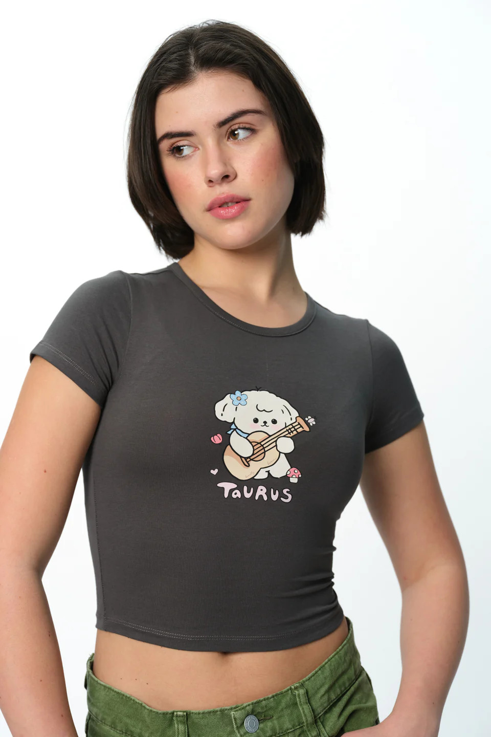 Taurus Temptation Long Length Baby Tee