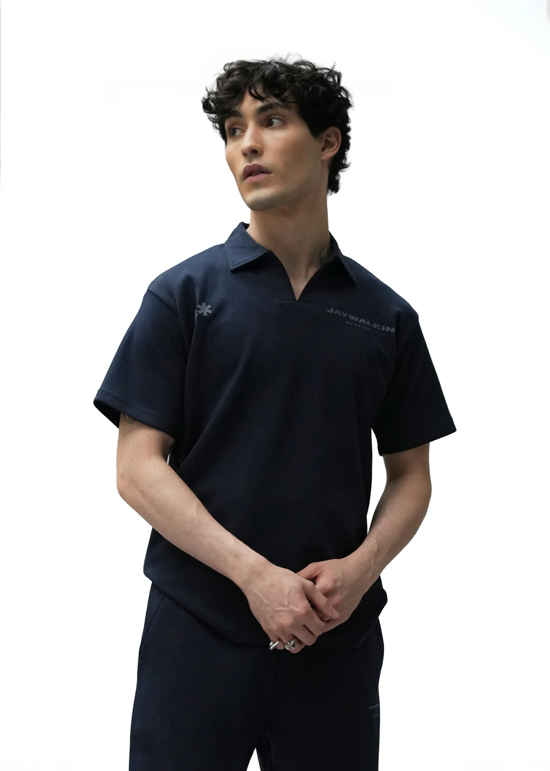 RICH POLO IN NAVY BLUE [UNISEX]