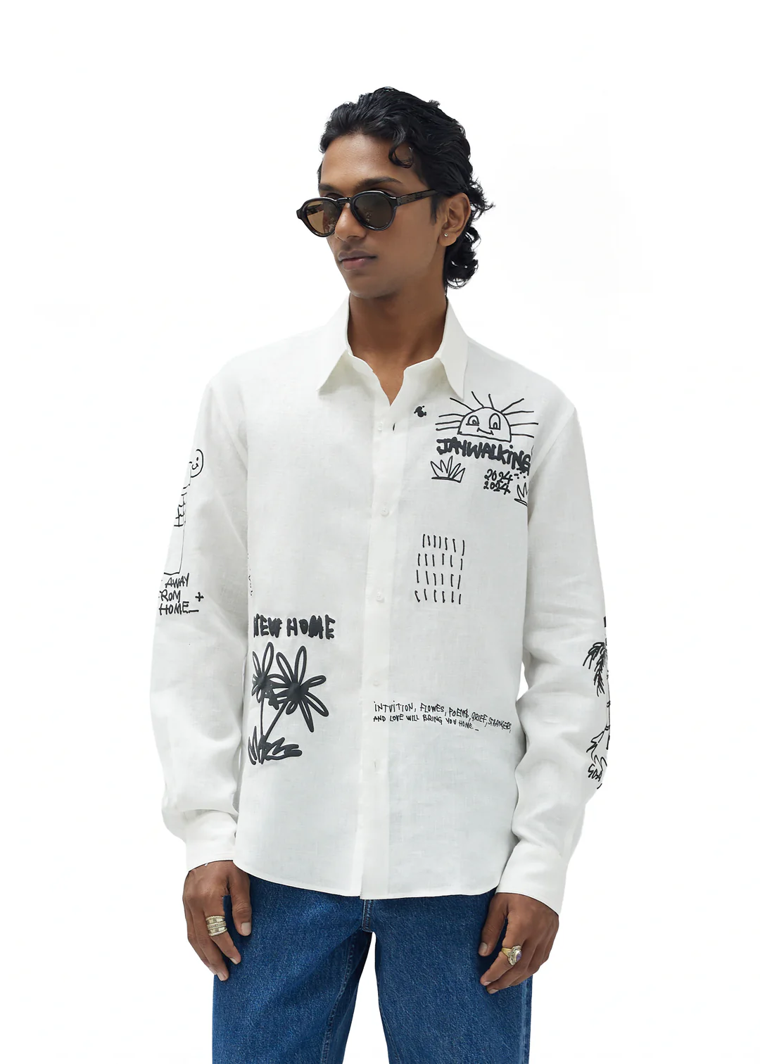 HOME SHIRT IN WHITE [UNISEX]